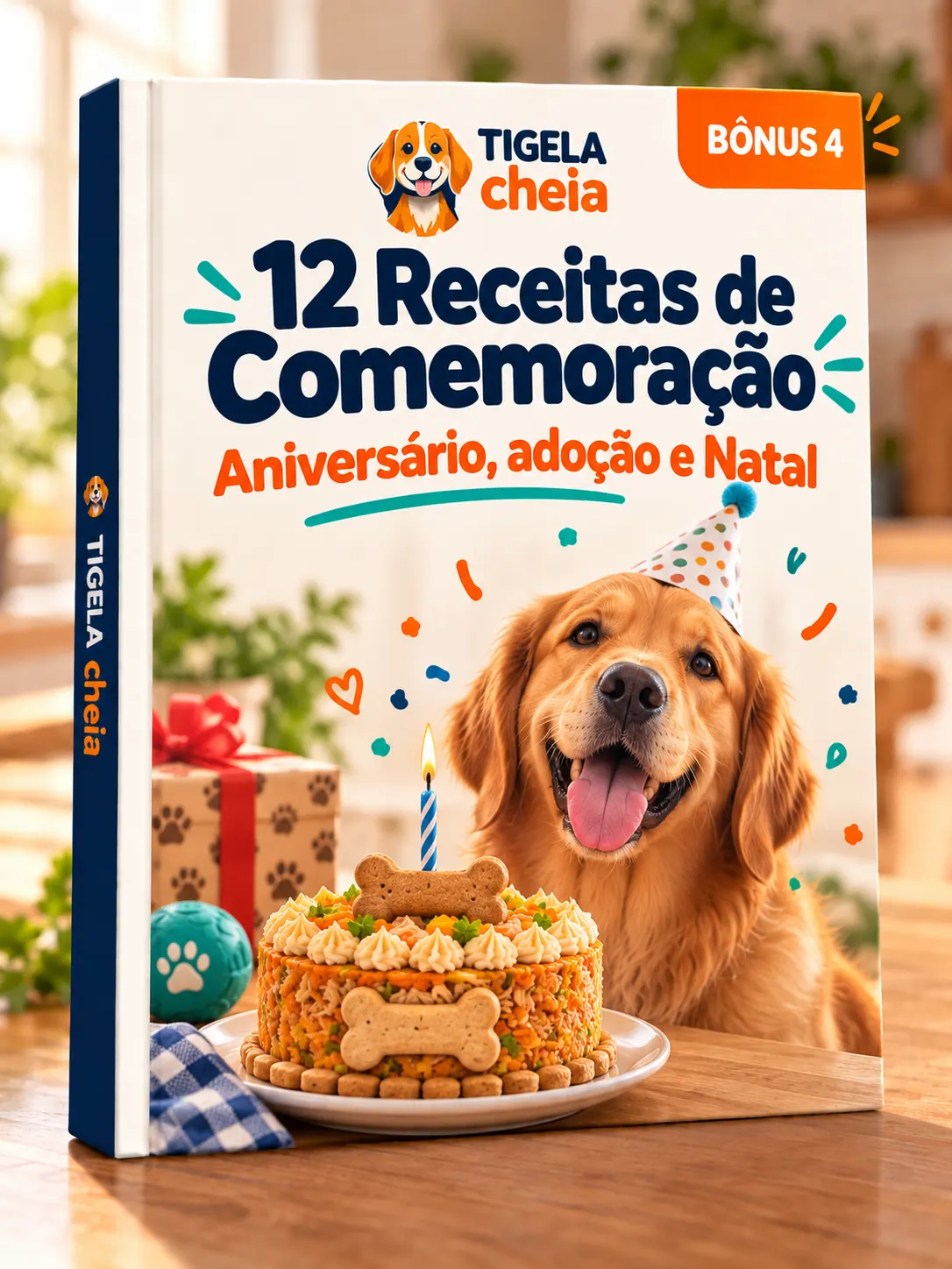 Capa 12 Receitas de Comemoração para aniversário, adoção e Natal